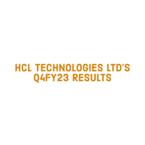 HCL Technologies Ltd’s Q4FY23 results